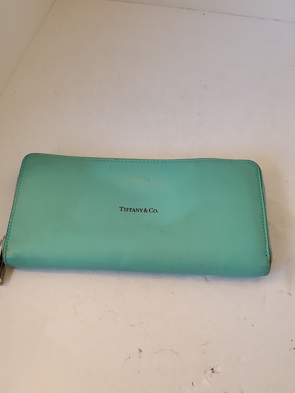 Tiffany&Co Continental Leather Wallet - Tiffany Blue See Pictures For Condition
